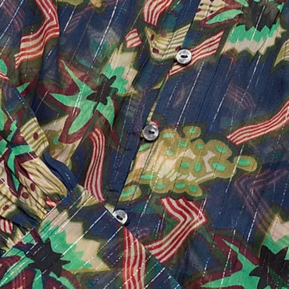 Scotch & Soda Floral Button Down Top - Picture 3 of 6